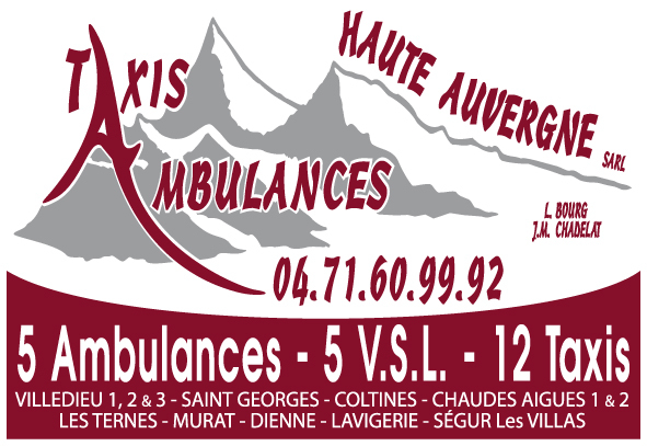 Taxis ambulances Haute Auvergne